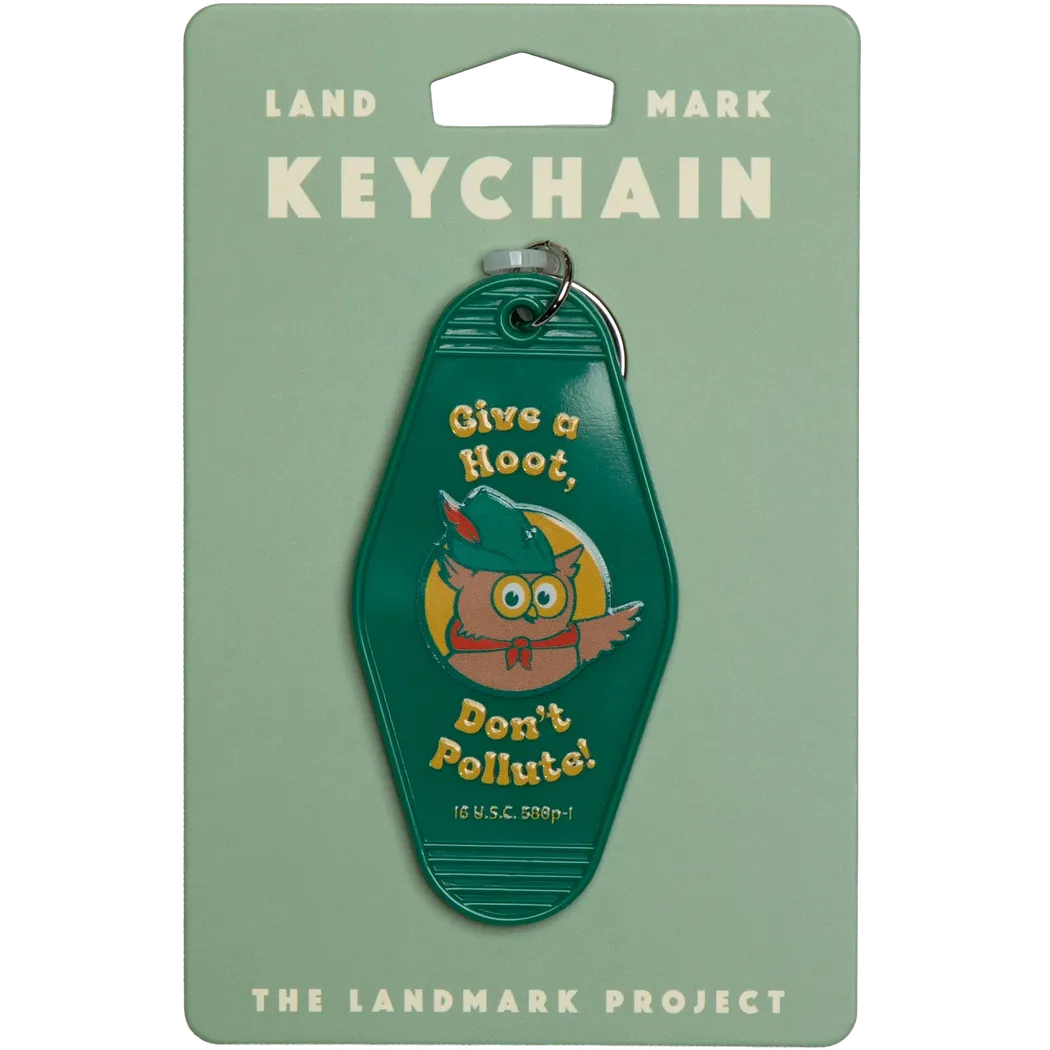 The Landmark Project Give A Hoot Keychain-Accessories - Novelty-The Landmark Project-Appalachian Outfitters