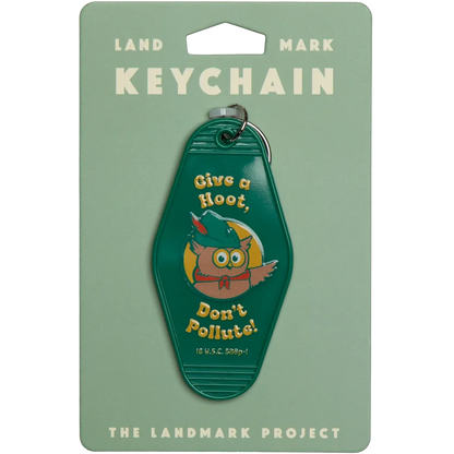 The Landmark Project Give A Hoot Keychain-Accessories - Novelty-The Landmark Project-Appalachian Outfitters