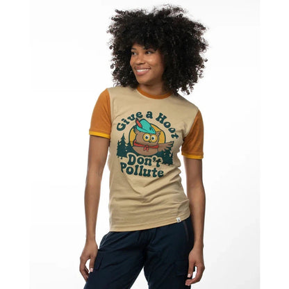 The Landmark Project Give A Hoot Ringer Tee-Unisex - Clothing - Tops-The Landmark Project-Appalachian Outfitters