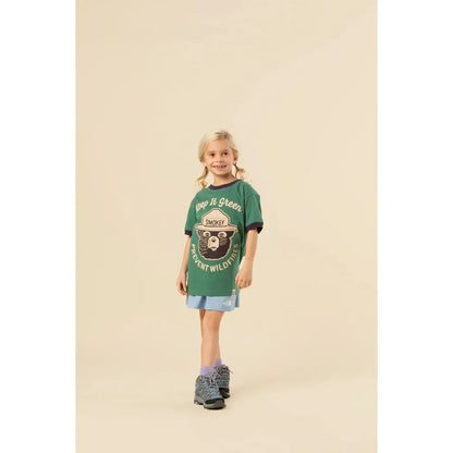 The Landmark Project Keep It Green Youth Short Sleeve Ringer Tee-Unisex - Clothing - Tops-The Landmark Project-Appalachian Outfitters