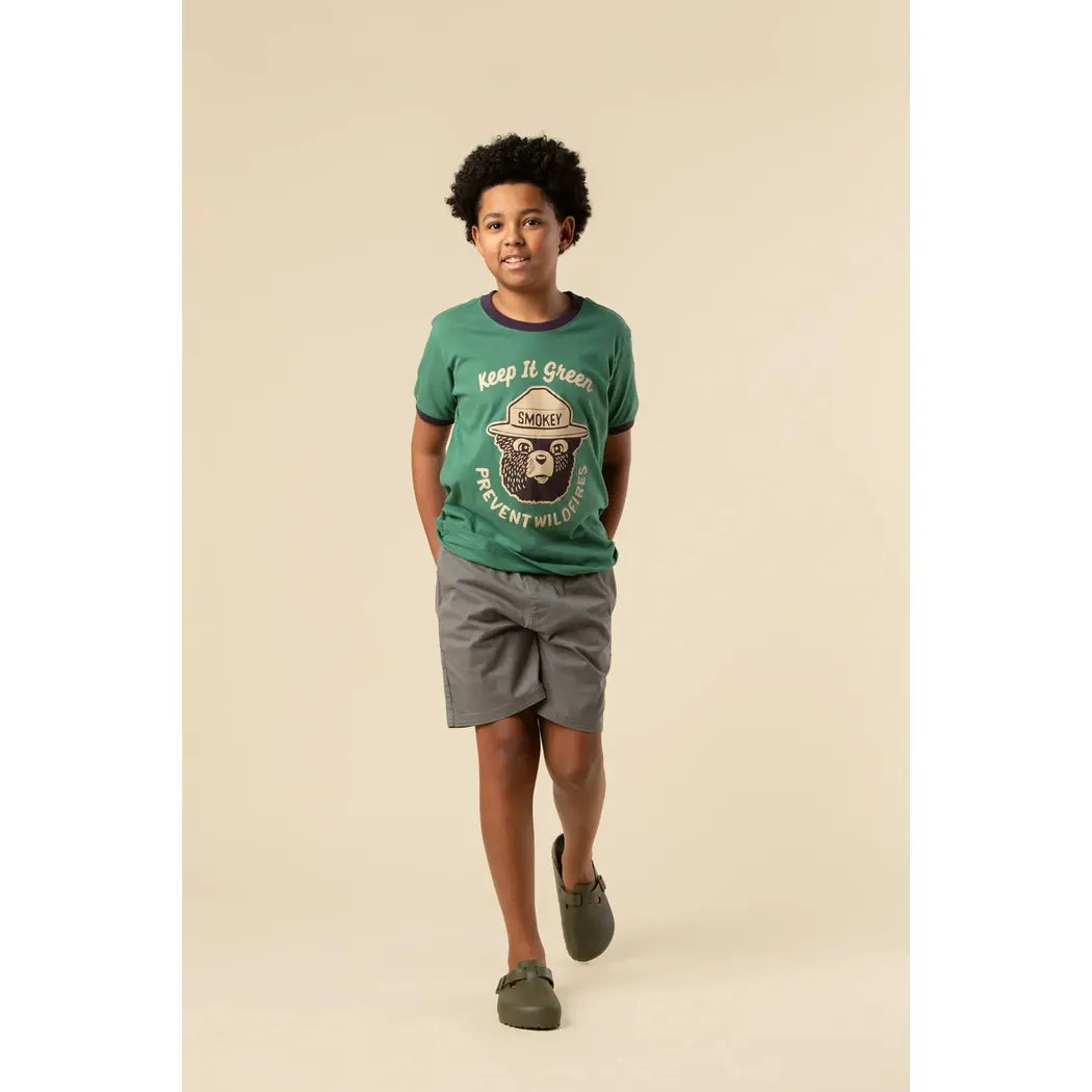 The Landmark Project Keep It Green Youth Short Sleeve Ringer Tee-Unisex - Clothing - Tops-The Landmark Project-Appalachian Outfitters
