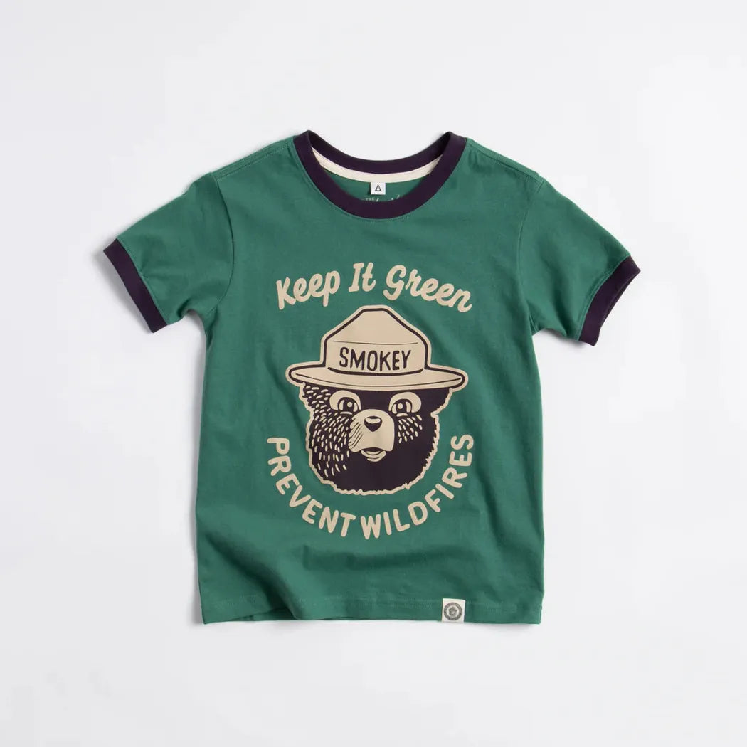 The Landmark Project Keep It Green Youth Short Sleeve Ringer Tee-Unisex - Clothing - Tops-The Landmark Project-Appalachian Outfitters
