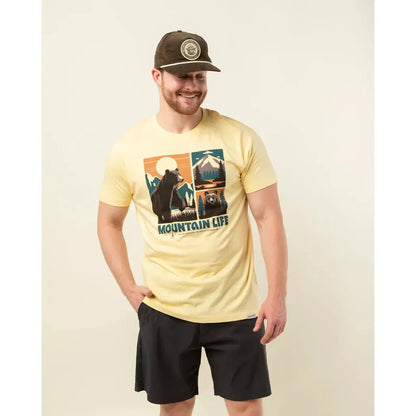 The Landmark Project Mountain Life Unisex Short Sleeve Tee-Unisex - Clothing - Tops-The Landmark Project-Appalachian Outfitters