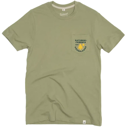 The Landmark Project National Forests and Grasslands Pocket Tee-Unisex - Clothing - Tops-The Landmark Project-Appalachian Outfitters