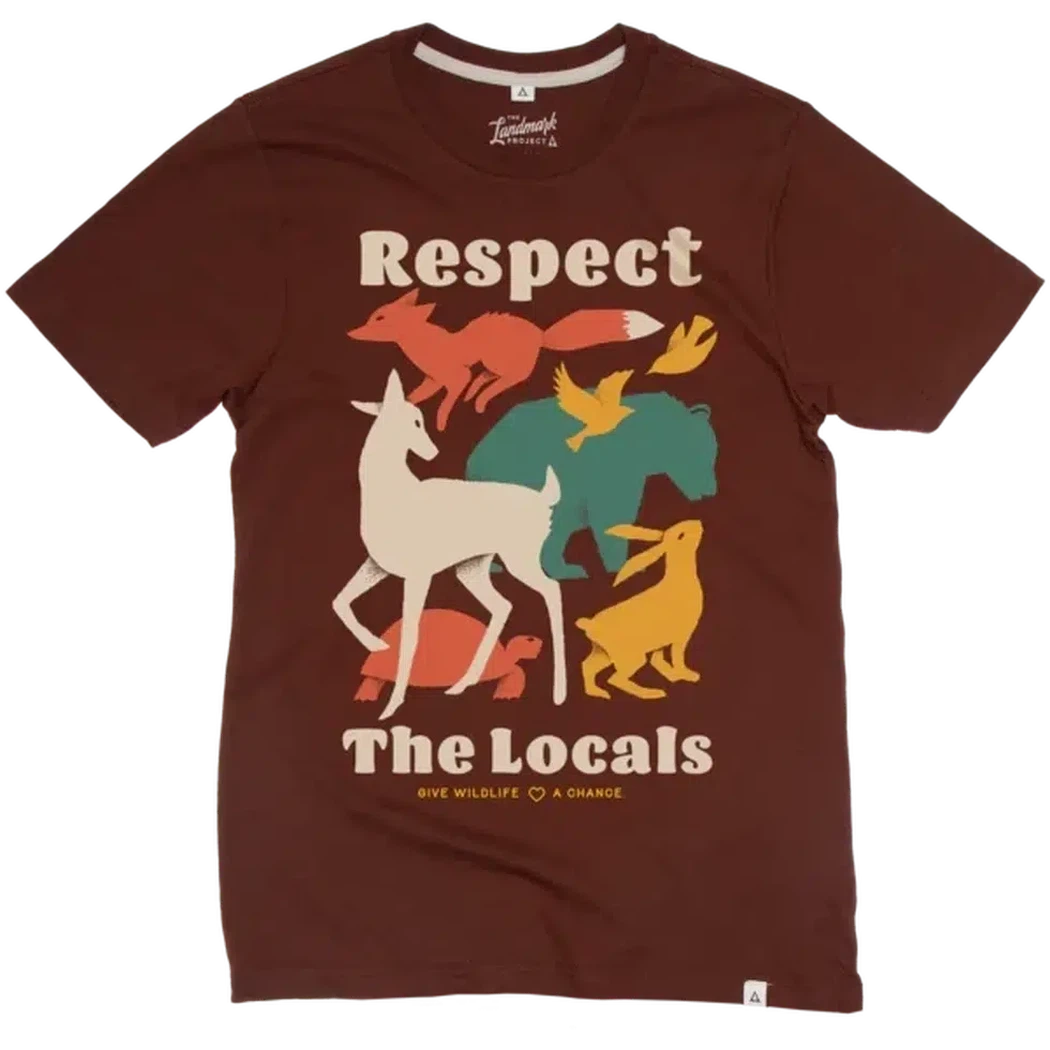 The Landmark Project Respect the Locals Tee-Unisex - Clothing - Tops-The Landmark Project-Redwood-S-Appalachian Outfitters