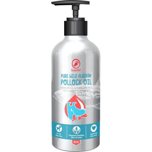 Tickled Pet Wild Alaskan Pollock Fish Oil for Dogs and Cats 