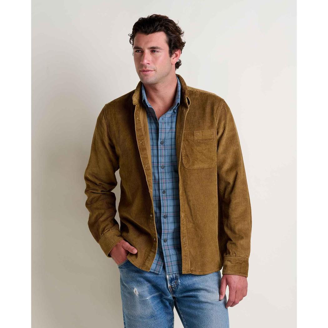 Toad & Co Men's Cassadia Long Sleeve Shirt-Men's - Clothing - Tops-Toad & Co-Honey Brown-M-Appalachian Outfitters