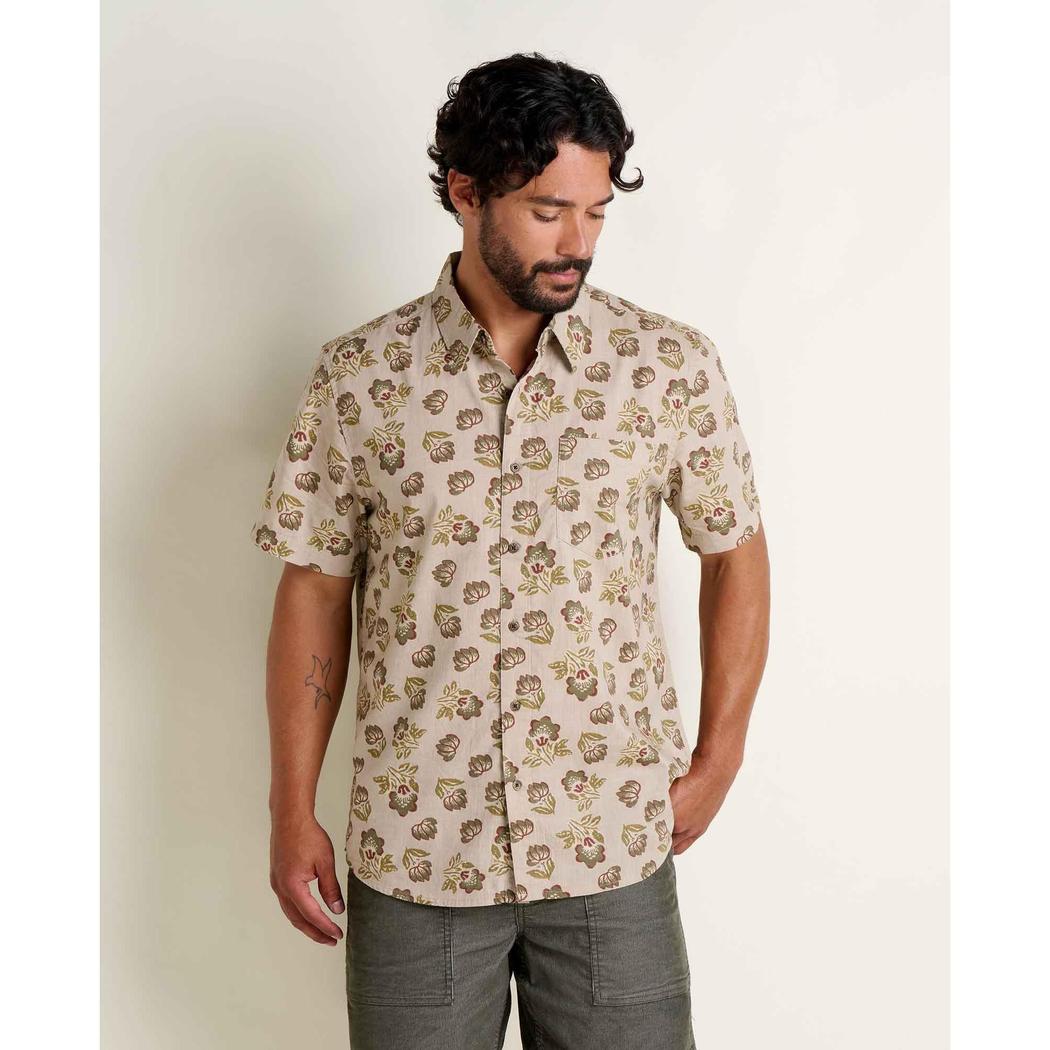 Toad & Co Men's Fletch Short Sleeve Shirt-Men's - Clothing - Tops-Toad & Co-Twine Print-M-Appalachian Outfitters