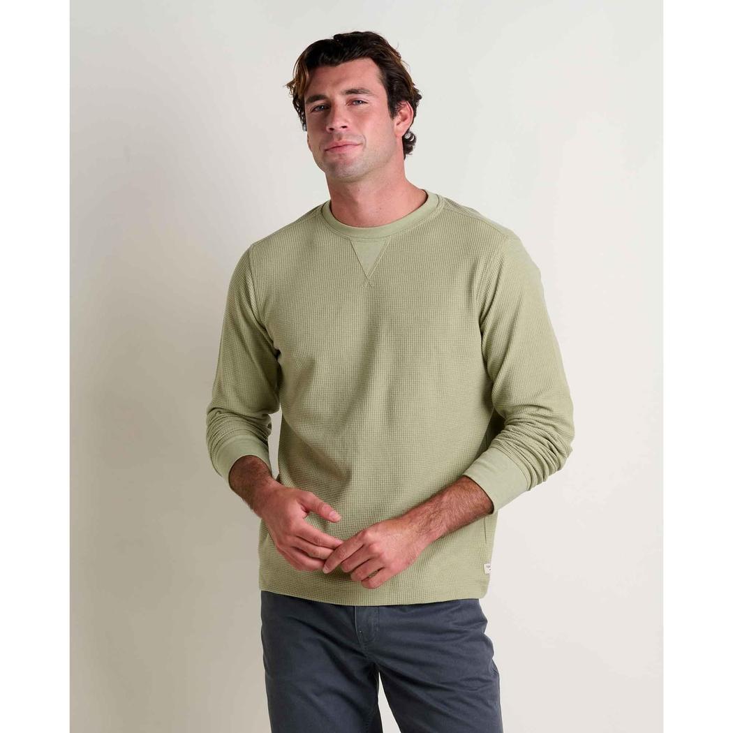 Toad & Co Men's Framer II LS Crew-Men's - Clothing - Tops-Toad & Co-Yucca-M-Appalachian Outfitters