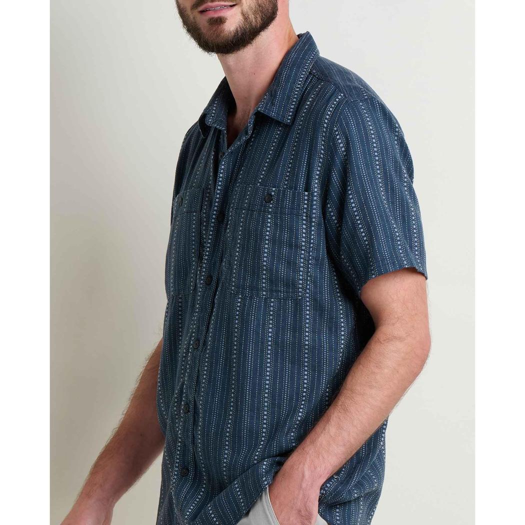 Toad & Co Men's Taj Hemp Short Sleeve Shirt-Men's - Clothing - Tops-Toad & Co-Appalachian Outfitters