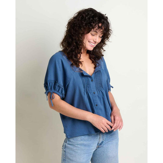 Toad & Co Women's Manzana Peasant Shirt-Women's - Clothing - Tops-Toad & Co-Canal-S-Appalachian Outfitters
