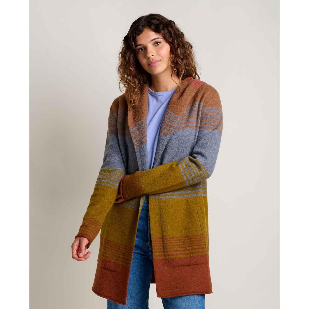 Toad & Co Women's Merino Heartfelt Hoodie-Women's - Clothing - Tops-Toad & Co-Coyote Ombre-S-Appalachian Outfitters