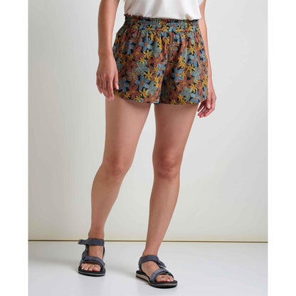 Toad & Co Women's Sunkissed Pull-On Short-Women's - Clothing - Skirts/Skorts-Toad & Co-Black Floral Dot Print-S-Appalachian Outfitters