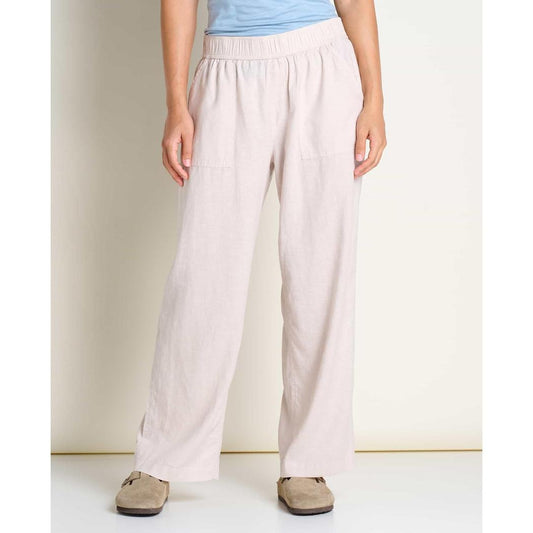 Toad & Co Women's Taj Hemp Wide Leg Pant-Women's - Clothing - Bottoms-Toad & Co-Oatmeal-XS-Appalachian Outfitters