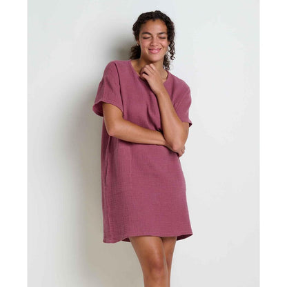 Toad & Co Women's Tate Double Weave Short Sleeve Dress-Women's - Clothing - Dresses-Toad & Co-Appalachian Outfitters