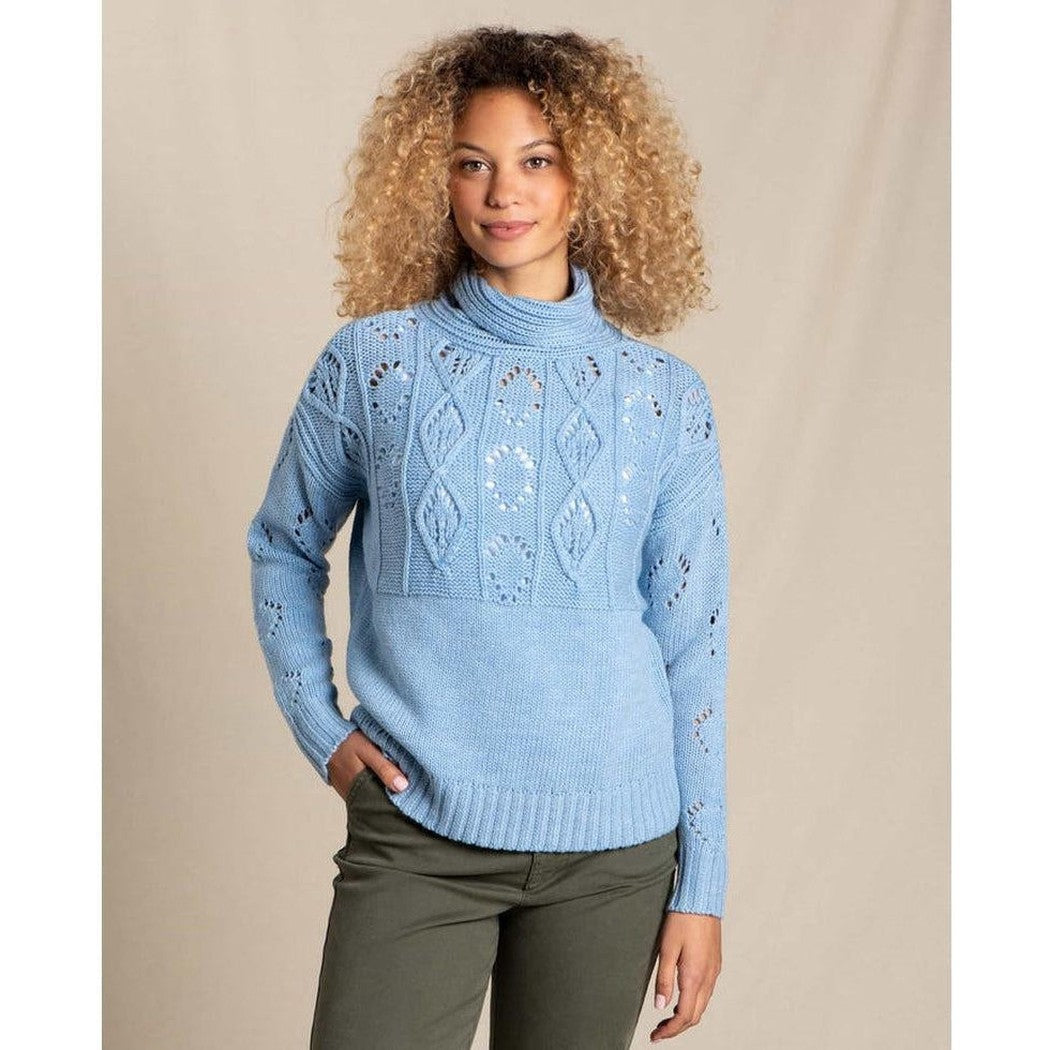 Women's Tupelo II Cable Sweater-Women's - Clothing - Tops-Toad & Co-Lake-S-Appalachian Outfitters