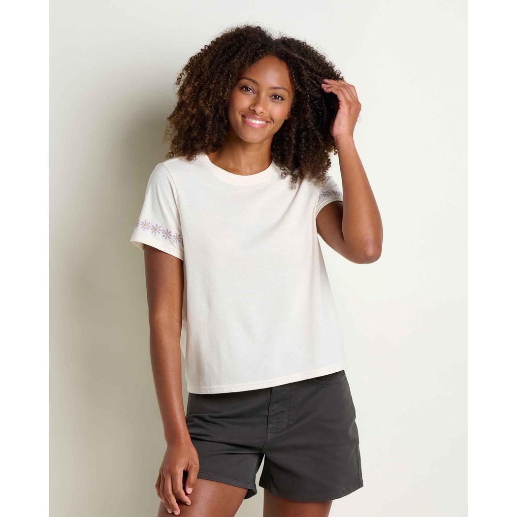 Toad & Co Women's Re-Form Embroidered Crew-Women's - Clothing - Tops-Salt Embroidery-XS-Appalachian Outfitters