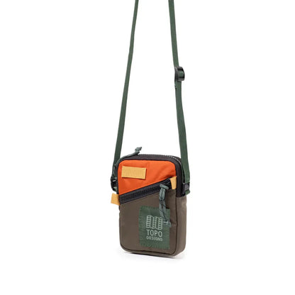 Topo Designs Mini Shoulder Bag-Accessories - Bags-Topo Designs-Woodland / Terracotta-Appalachian Outfitters