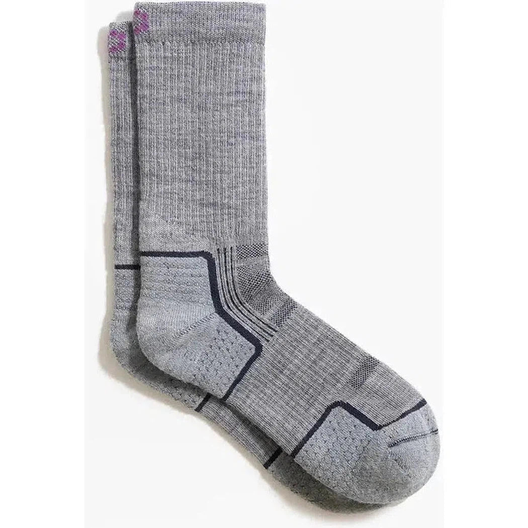 Tough Cuties Eve The Original Ladies Light Weight Hiker Crew-Accessories - Socks - Women's-Grey-S-Appalachian Outfitters