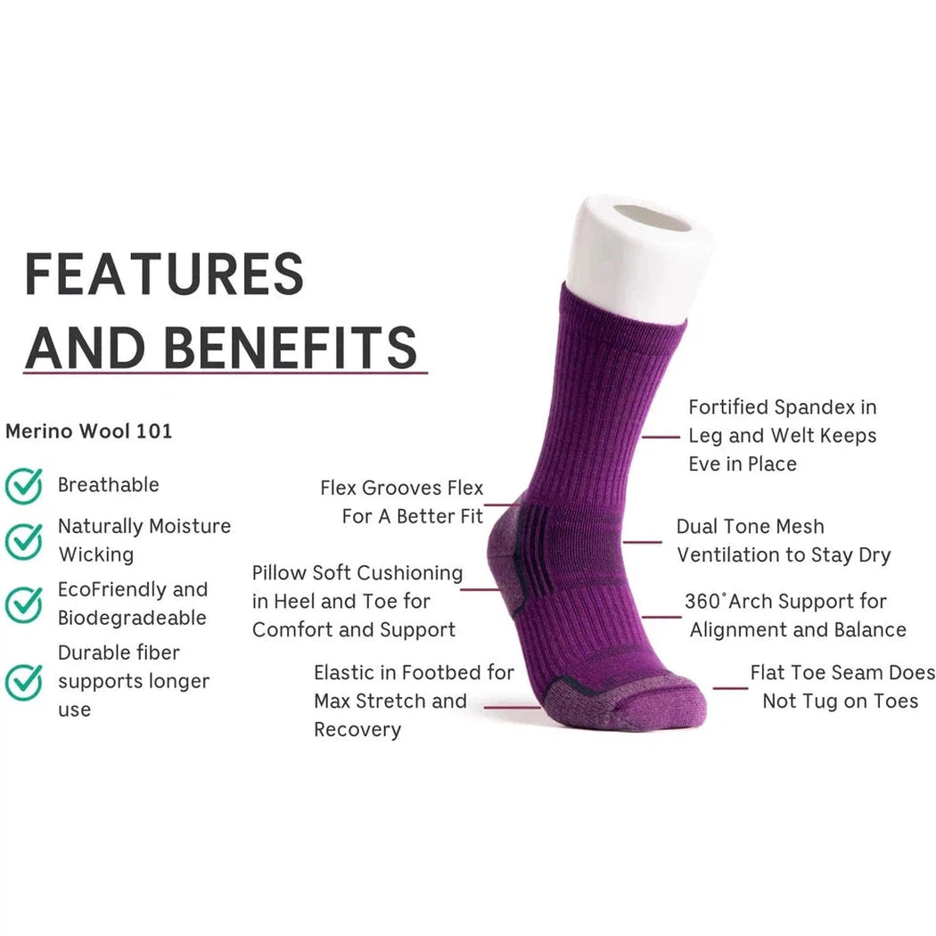 Tough Cuties Eve The Original Ladies Light Weight Hiker Crew-Accessories - Socks - Women's-Tough Cuties-Appalachian Outfitters