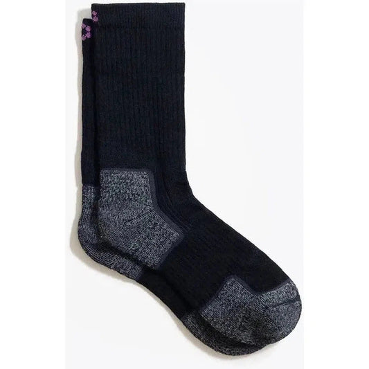 Tough Cuties Eve The Original Ladies Light Weight Hiker Crew-Accessories - Socks - Women's-Tough Cuties-Black-S-Appalachian Outfitters