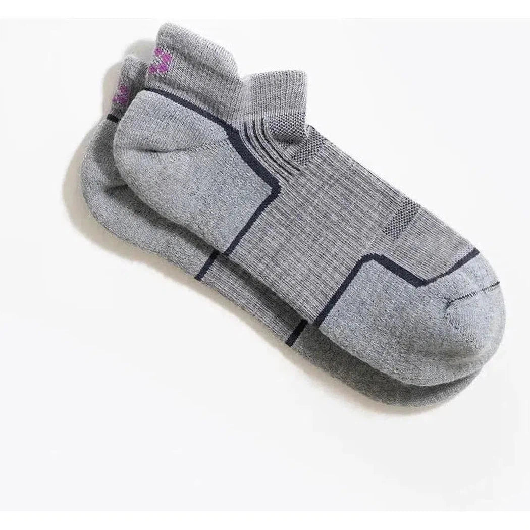 Tough Cuties Eve The Original Ladies Light Weight Hiker No Show Tab-Accessories - Socks - Women's-Tough Cuties-Grey-S-Appalachian Outfitters