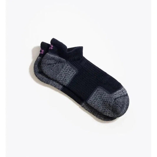Tough Cuties Eve The Original Ladies Light Weight Hiker No Show Tab-Accessories - Socks - Women's-Tough Cuties-Black-S-Appalachian Outfitters