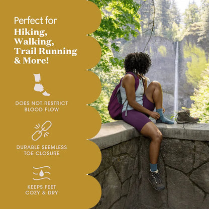 Tough Cuties Eve The Original Ladies Light Weight Hiker Quarter-Accessories - Socks - Women's-Tough Cuties-Appalachian Outfitters