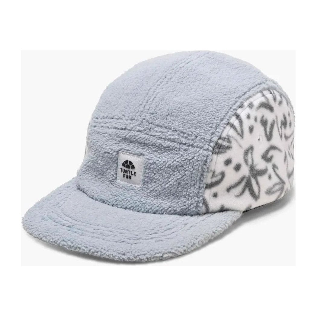 Turtle Fur Printed Fleece Art 5 Panel Hat-Accessories - Hats - Unisex-Whisper-Appalachian Outfitters