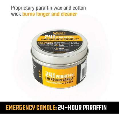 UCO 24 Hour Paraffin Emergency Candle-Camping - Lighting - Flashlights-Appalachian Outfitters