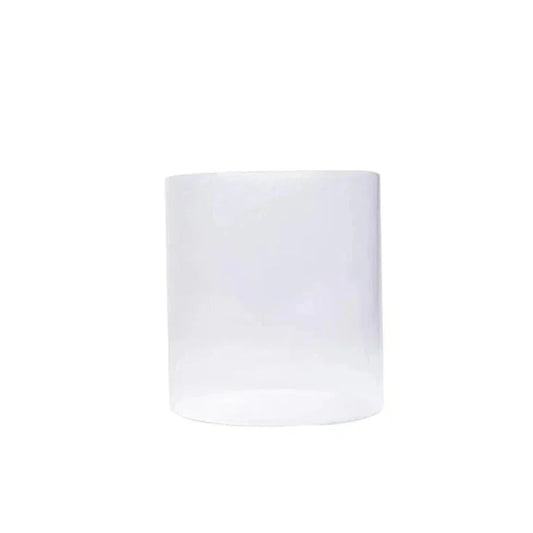 A front view of the UCO Replacement Glass Chimney - Candlelier Lantern against a white background.