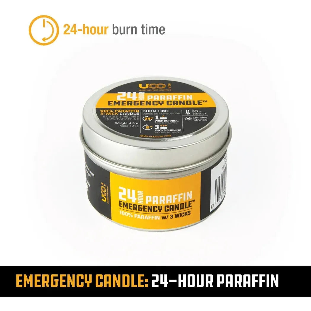 UCO 24 Hour Paraffin Emergency Candle-Camping - Lighting - Flashlights-UCO-Appalachian Outfitters