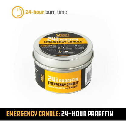 UCO 24 Hour Paraffin Emergency Candle-Camping - Lighting - Flashlights-UCO-Appalachian Outfitters