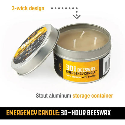 UCO 30 Hour Beeswax Emergency Candle-Camping - Lighting - Flashlights-UCO-Appalachian Outfitters