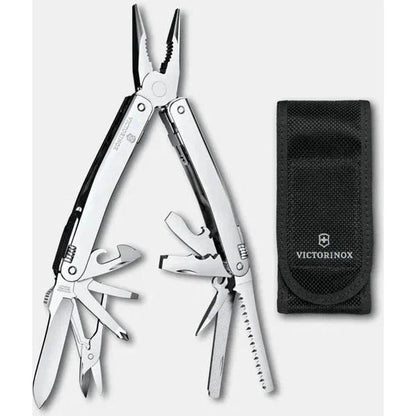 Victorinox  Swiss Tool Spirit MX, Silver, Nylon Pouch (Boxed)-Camping - Accessories - Knives-Appalachian Outfitters