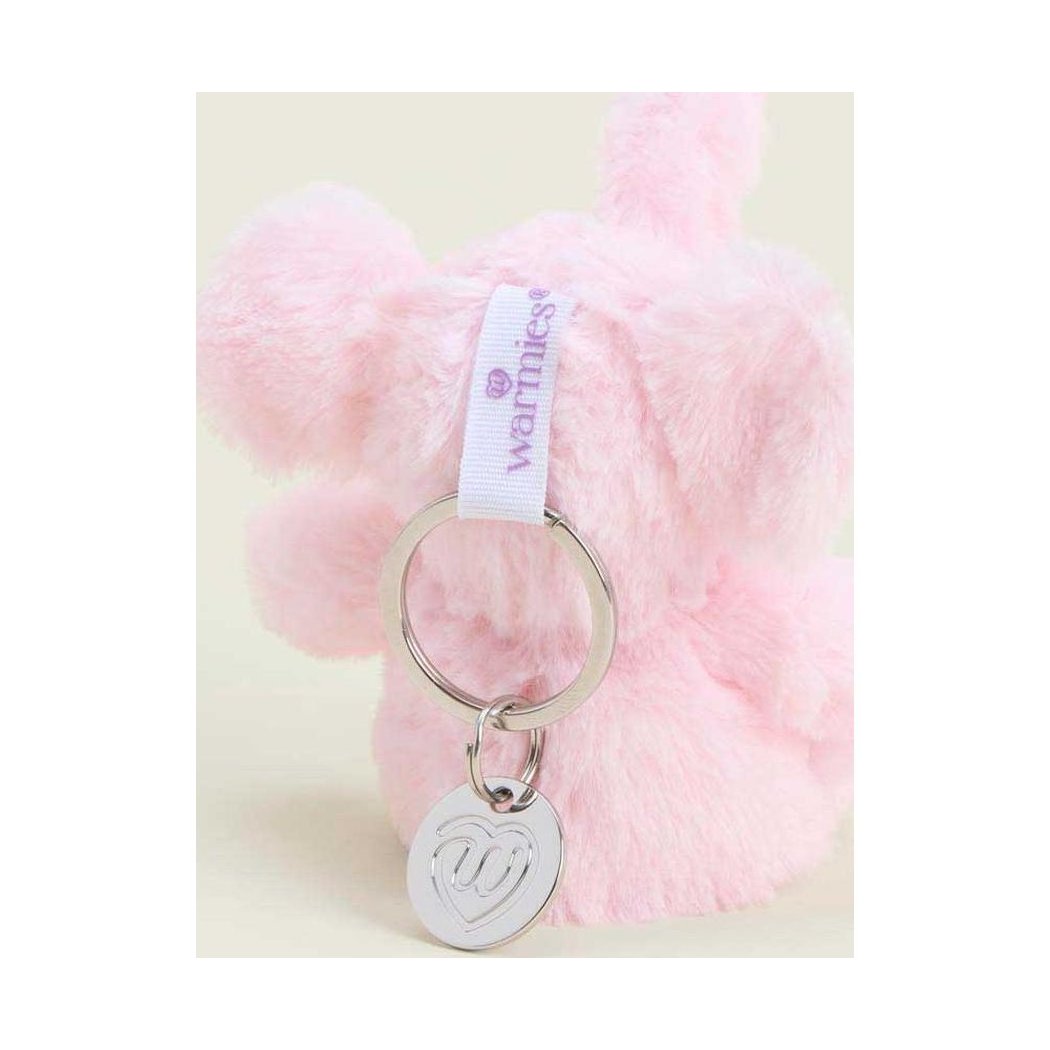 Warmies Pink Elephant Keyring-Accessories - Novelty - Stuffed Animals-Appalachian Outfitters