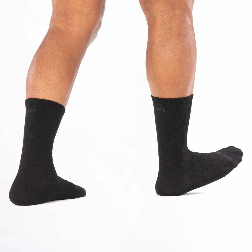 Wide Open Men's Solid Lightweight Crew Socks-Accessories - Socks - Men's-Wide Open-Appalachian Outfitters