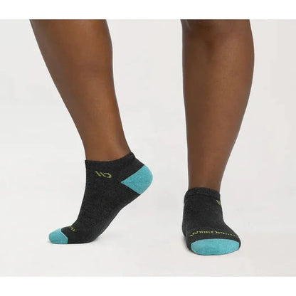 Wide Open Women's Solid Midweight No Show Sock-Accessories - Socks - Women's-Wide Open-Charcoal-S-Appalachian Outfitters