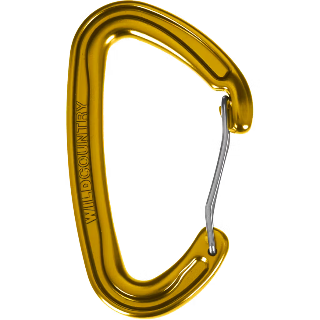Wild Country Wildwire Carabiner-Climbing - Hardware - Carabiners-Wild Country-Gold-Appalachian Outfitters