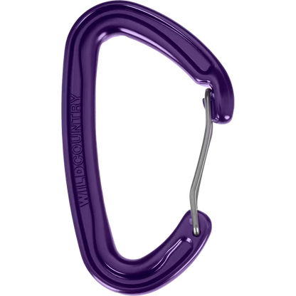 Wild Country Wildwire Carabiner-Climbing - Hardware - Carabiners-Wild Country-Purple-Appalachian Outfitters